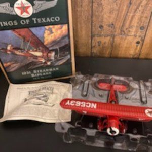 Wings of Texaco 1931 Stearman Biplane 3rd in series